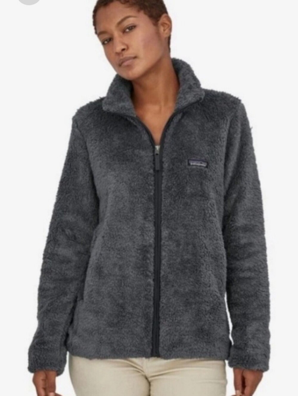 Patagonia Los Gatos Women’s Charcoal Full-Zip Fleece Jacket